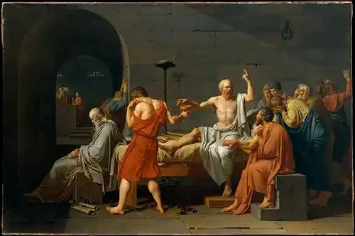 La muerte de Sócrates
